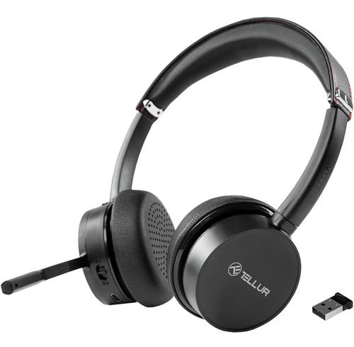 Casti call center cu microfon Tellur Voice Pro Wireless, Bluetooth 5.0, Anulare zgomot fundal (Negru) 1 Casti call center cu microfon Tellur Voice Pro Wireless, Bluetooth 5.0, Anulare zgomot fundal (Negru)