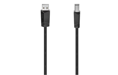Cablu Hama 200602, USB A - USB B, 1.5m (Negru) 1 Cablu Hama 200602, USB A - USB B, 1.5m (Negru)