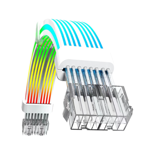 Cablu Gamemax Prelungitor Alimentare 2 x 8 pini VGA ARGB White 1 Cablu Gamemax Prelungitor Alimentare 2 x 8 pini VGA ARGB White