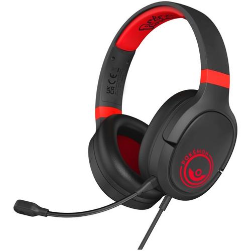 Casti Gaming OTL Pro G1 Pokemon Poke Ball, Pentru copii, Cu fir, Microfon (Negru/Rosu) 1 Casti Gaming OTL Pro G1 Pokemon Poke Ball, Pentru copii, Cu fir, Microfon (Negru/Rosu)