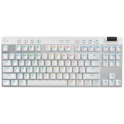 Tastatura Gaming Wireless Logitech G PRO X TKL Lightspeed, Bluetooth, RGB (Alb) 1 Tastatura Gaming Wireless Logitech G PRO X TKL Lightspeed, Bluetooth, RGB (Alb)