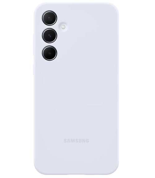 Husa Protectie Spate Samsung Silicone Case EF-PA556TLEGWW pentru Samsung Galaxy A55 (Albastru deschis) 1 Husa Protectie Spate Samsung Silicone Case EF-PA556TLEGWW pentru Samsung Galaxy A55 (Albastru deschis)