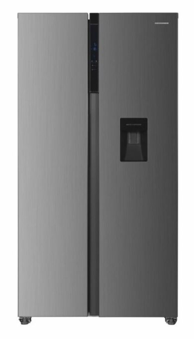 Side by Side HEINNER HSBS-HM529NFXWDE++, 529 L, Clasa E, No-Frost, Inverter, Display tactil, ECO, 2 usi (Inox) 1 Side by Side HEINNER HSBS-HM529NFXWDE++, 529 L, Clasa E, No-Frost, Inverter, Display tactil, ECO, 2 usi (Inox)