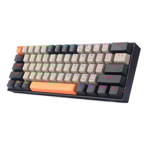 Tastatura Bluetooth si cu fir gaming mecanica Redragon Draconic Pro, iluminare RGB, Multicolor 1 Tastatura Bluetooth si cu fir gaming mecanica Redragon Draconic Pro, iluminare RGB, Multicolor