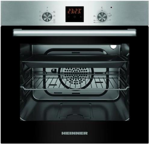 Cuptor incorporabil Heinner HBO-S567LDTGC-IX, 56 L, 7 functii, Grill, Clasa A, (Inox)