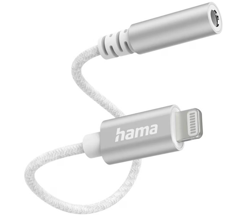 Adaptor audio Hama 201523, Lightning - Jack 3.5mm (Alb) 1 Adaptor audio Hama 201523, Lightning - Jack 3.5mm (Alb)