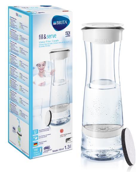 Carafa filtrare apa Brita Fill&Serve BR1020115, 1.3 l (Alb) 1 Carafa filtrare apa Brita Fill&Serve BR1020115, 1.3 l (Alb)
