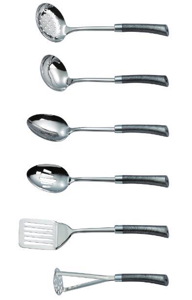 Set 7 ustensile pentru bucatarie Zokura Z1023 (Inox) 1 Set 7 ustensile pentru bucatarie Zokura Z1023 (Inox)