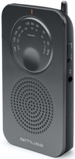 Radio portabil Muse M-01 RS, FM/MW (Negru) 1 Radio portabil Muse M-01 RS, FM/MW (Negru)
