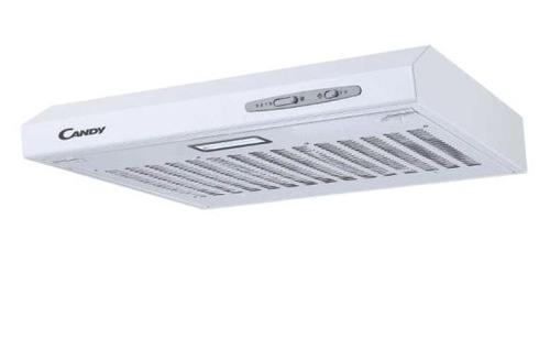 Hota traditionala Candy CFT610/4W, 209 mc/h, 1 motor, Control mecanic, Clasa C, 60 cm (Alb)