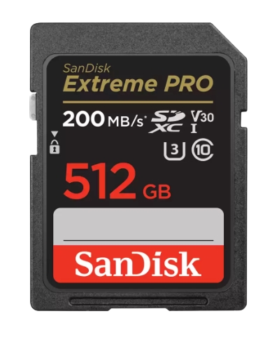Card de memorie SanDisk Extreme Pro SDXC, 512GB, UHS-I U3, Clasa 10, V30 1 Card de memorie SanDisk Extreme Pro SDXC, 512GB, UHS-I U3, Clasa 10, V30