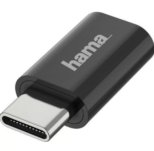 Adaptor Hama 200310, USB-C - MicroUSB 1 Adaptor Hama 200310, USB-C - MicroUSB