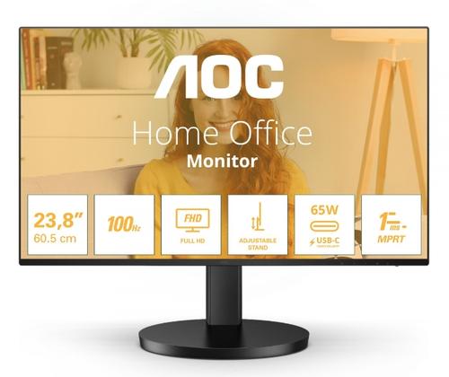 Monitor IPS LED AOC 23.8inch 24B3CF2, Full HD (1920 x 1080), HDMI, Boxe, 100 Hz, 1 ms (Negru) 1 Monitor IPS LED AOC 23.8inch 24B3CF2, Full HD (1920 x 1080), HDMI, Boxe, 100 Hz, 1 ms (Negru)