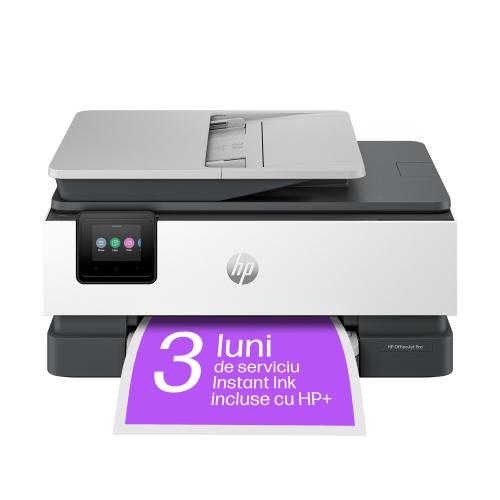 Multifunctional Inkjet HP OfficeJet Pro 8122e, A4, Color, 20 ppm, USB, Retea, Wireless (Negru/Alb) 1 Multifunctional Inkjet HP OfficeJet Pro 8122e, A4, Color, 20 ppm, USB, Retea, Wireless (Negru/Alb)