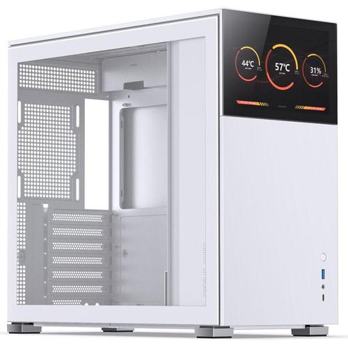 Carcasa Jonsbo D41 STD Screen, Middle Tower, Fara sursa, ATX, Display frontal TFT 8inch (Alb) 1 Carcasa Jonsbo D41 STD Screen, Middle Tower, Fara sursa, ATX, Display frontal TFT 8inch (Alb)