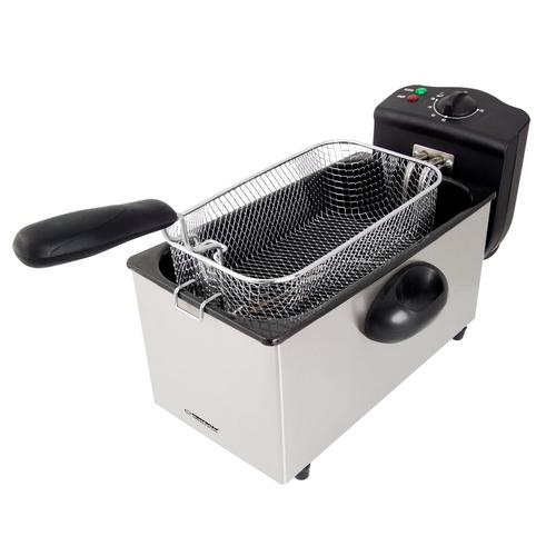 Friteuza cu ulei Esperanza EKG010 Deep Fryer, 2000 W, 3 l (Argintiu) 1 Friteuza cu ulei Esperanza EKG010 Deep Fryer, 2000 W, 3 l (Argintiu)