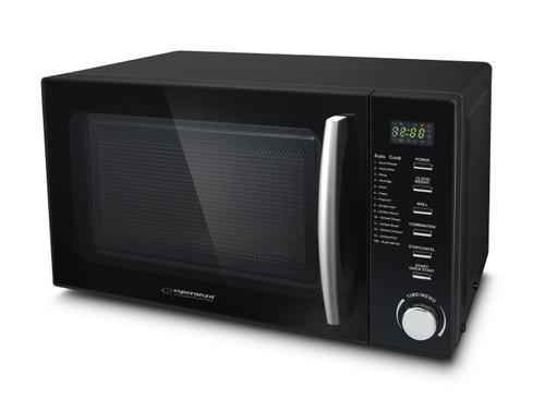 Cuptor cu microunde Esperanza EKO010 1200 W, 20 l, 14 programe (Negru)