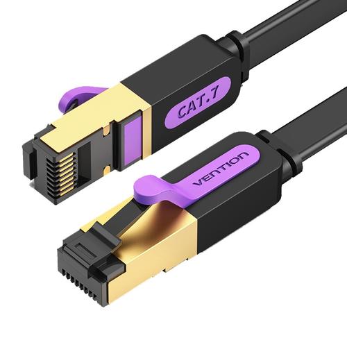 Cablu plat internet CAT 7 , FTP - 10 GB / s si 600 MHz, 5 m, Vention 1 Cablu plat internet CAT 7 , FTP - 10 GB / s si 600 MHz, 5 m, Vention