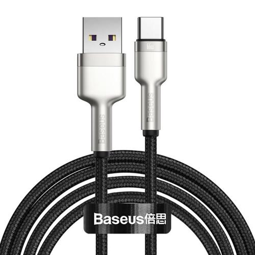 Cablu date si incarcare, Baseus, USB - USB-C, 2 m, Negru 1 Cablu date si incarcare, Baseus, USB - USB-C, 2 m, Negru