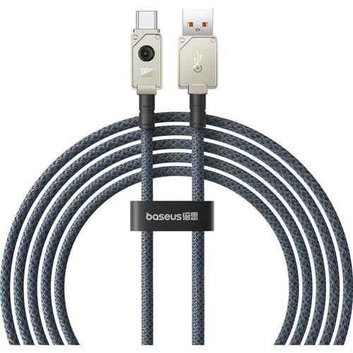 Cablu alimentare si date Baseus Unbreakable, Fast Charging Data Cable, USB la USB Type-C 100W, 2m, braided aliaj zinc 1 Cablu alimentare si date Baseus Unbreakable, Fast Charging Data Cable, USB la USB Type-C 100W, 2m, braided aliaj zinc