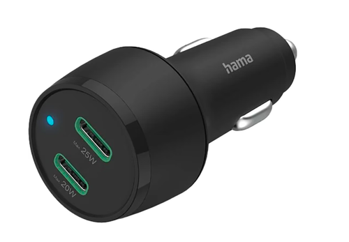 Incarcator auto Hama 201638, 1xUSB-C, 25W (Negru) 1 Incarcator auto Hama 201638, 1xUSB-C, 25W (Negru)
