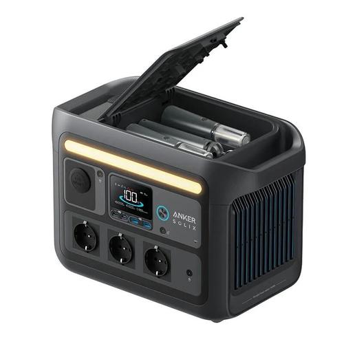 Statie de alimentare portabila Anker Solix C800X, 768Wh, LiFeP04, 1200W, 8 porturi, lumina LED 1 Statie de alimentare portabila Anker Solix C800X, 768Wh, LiFeP04, 1200W, 8 porturi, lumina LED