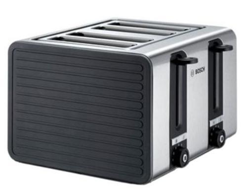Prajitor de paine Bosch TAT7S45, 1800 W, 4 felii de paine, control variabil de rumenire (Gri)
