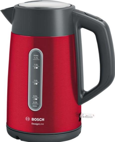 Fierbator de apa Bosch TWK4P434, 1.7 L, 2400 W (Rosu/Negru) 1 Fierbator de apa Bosch TWK4P434, 1.7 L, 2400 W (Rosu/Negru)