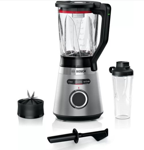 Blender Bosch VitaPower MMB6384M, 1200 W, 1.5 L, Viteza variabila (Negru/Argintiu)