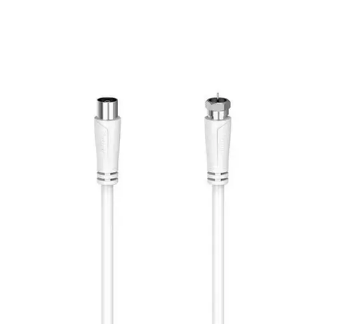 Cablu coaxial Hama 205061, 90 dB, 1.5 m (Alb) 1 Cablu coaxial Hama 205061, 90 dB, 1.5 m (Alb)
