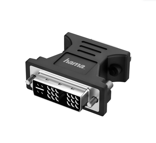 Adaptor Hama 200340 DVI - VGA (Negru) 1 Adaptor Hama 200340 DVI - VGA (Negru)