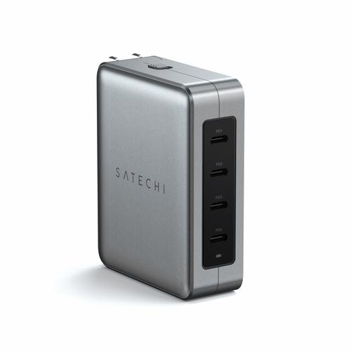 Hub USB cu incarcare Satechi ST-W145GTM, 145 W, 4 Porturi USB-C GaN (Gri) 1 Hub USB cu incarcare Satechi ST-W145GTM, 145 W, 4 Porturi USB-C GaN (Gri)