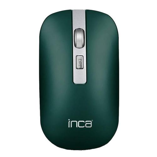 Mouse Wireless Inca IWM-531RY, 2.4 GHz, Bluetooth, Optic, 1600 dpi (Verde) 1 Mouse Wireless Inca IWM-531RY, 2.4 GHz, Bluetooth, Optic, 1600 dpi (Verde)