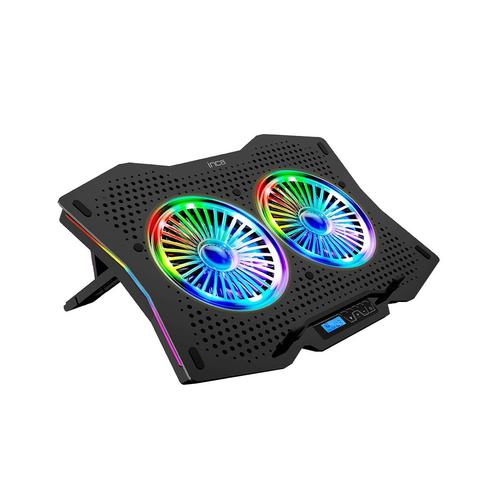 Cooler laptop Inca INC-606TGS, 410x280x34mm, 2xUSB, 10inch-18inch, 72 CFM, 1200 RPM (Negru) 1 Cooler laptop Inca INC-606TGS, 410x280x34mm, 2xUSB, 10inch-18inch, 72 CFM, 1200 RPM (Negru)