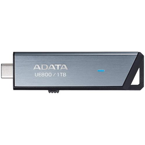 Stick USB ADATA UE800 metalic, 1TB, USB Type-C, R/W up to 1000MB/s, Argintiu 1 Stick USB ADATA UE800 metalic, 1TB, USB Type-C, R/W up to 1000MB/s, Argintiu