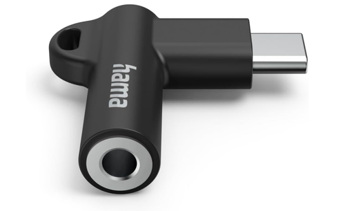 Adaptor Hama 201701, USB-C – jack 3.5 mm (Negru) 1 Adaptor Hama 201701, USB-C – jack 3.5 mm (Negru)