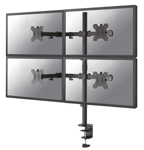Suport 4 monitoare Neomounts FPMA-D550D4, 13inch-32inch, 24 kg, VESA 75x75, 100x100 (Negru)