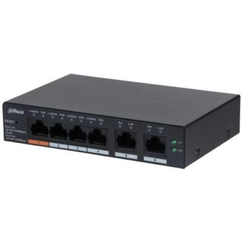 Switch cu 6 porturi 4 porturi PoE Gigabit Cloud Management Dahua CS4006-4GT-60 1 Switch cu 6 porturi 4 porturi PoE Gigabit Cloud Management Dahua CS4006-4GT-60