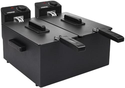 Friteuza cu 2 compartimente Princess 0118302801001, 3600W, 6l (Negru) 1 Friteuza cu 2 compartimente Princess 0118302801001, 3600W, 6l (Negru)