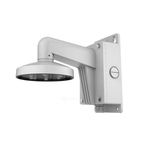 Suport de montaj pe perete cu doza de conexiuni Hikvision DS-1473ZJ- 155B, aluminiu (Alb) 1 Suport de montaj pe perete cu doza de conexiuni Hikvision DS-1473ZJ- 155B, aluminiu (Alb)