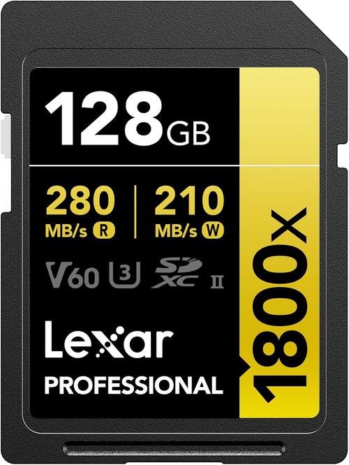 Card de memorie Lexar Professional 1800x, 128GB, SDXC, UHS-II U3 1 Card de memorie Lexar Professional 1800x, 128GB, SDXC, UHS-II U3