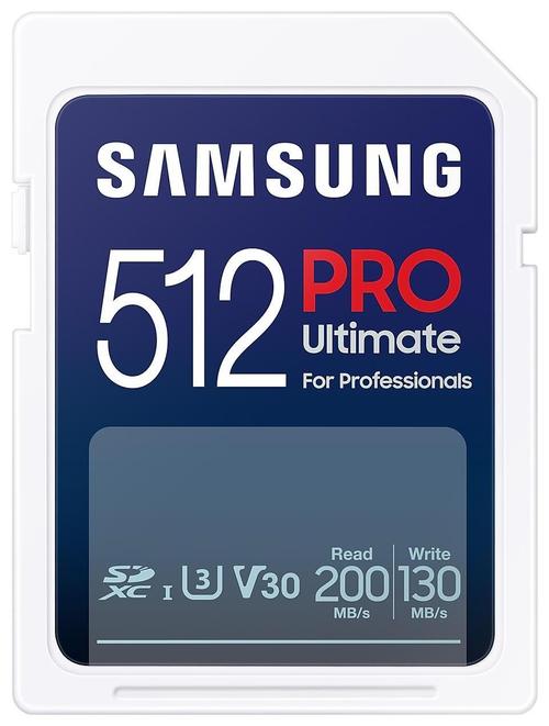 Card de memorie Samsung PRO Ultimate, 512GB, SDXC, UHS-I U3, V30 1 Card de memorie Samsung PRO Ultimate, 512GB, SDXC, UHS-I U3, V30