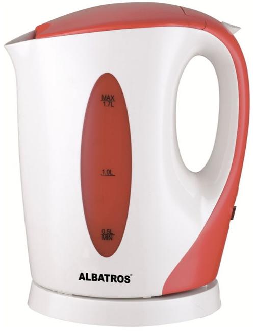 Fierbator Albatros AQUARIA, 2200 W, 1.7 W (Alb/Rosu) 1 Fierbator Albatros AQUARIA, 2200 W, 1.7 W (Alb/Rosu)
