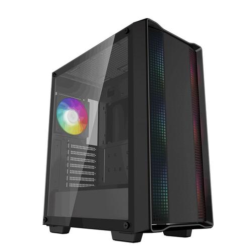 Carcasa DeepCool CC560 V2 ARGB, Middle Tower, Fara sursa, Tempered Glass, ATX (Negru) 1 Carcasa DeepCool CC560 V2 ARGB, Middle Tower, Fara sursa, Tempered Glass, ATX (Negru)