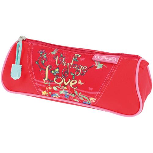 Penar Herlitz motiv Vintage Love triunghiular, dimensiune 22.5 x 7.7 x 9 cm 1 Penar Herlitz motiv Vintage Love triunghiular, dimensiune 22.5 x 7.7 x 9 cm