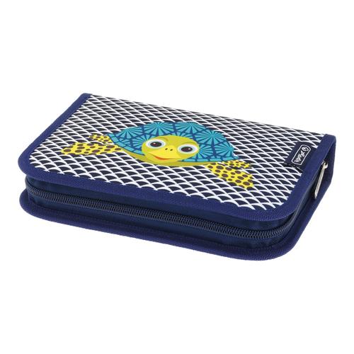 Penar echipat Herlitz motiv Cute Animal Turtle, 31 piese, cu 2 clape, dimensiune 14 x 20,3 x 3,5 cm 1 Penar echipat Herlitz motiv Cute Animal Turtle, 31 piese, cu 2 clape, dimensiune 14 x 20,3 x 3,5 cm