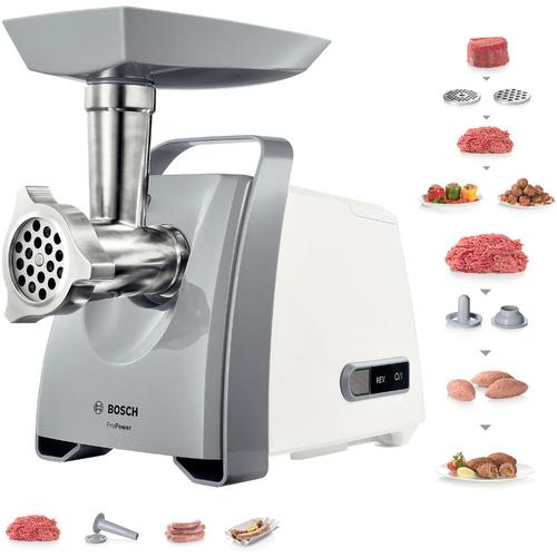 Masina de tocat carne Bosch MFW45020, 1600W (Alb-Gri) 1 Masina de tocat carne Bosch MFW45020, 1600W (Alb-Gri)