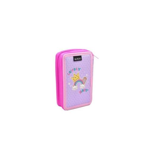 Penar neechipat Herlitz motiv Lovely Baby, print interior, 3 fermoare, dimensiune 20 x 6 x 13 cm 1 Penar neechipat Herlitz motiv Lovely Baby, print interior, 3 fermoare, dimensiune 20 x 6 x 13 cm