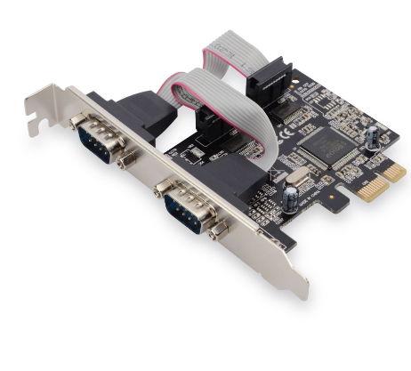 Adaptor Digitus DS-30000-1, PCIe - 2 x Serial 1 Adaptor Digitus DS-30000-1, PCIe - 2 x Serial
