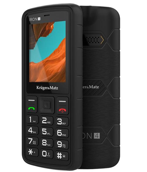 Telefon Kruger&Matz Iron 4 (Negru) 1 Telefon Kruger&Matz Iron 4 (Negru)